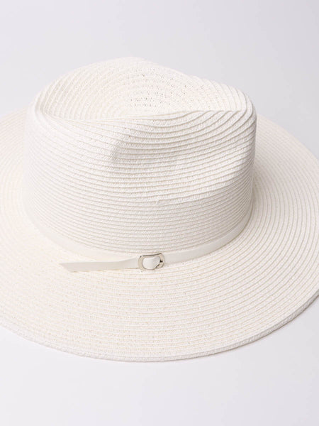 Pia Rossini Solana Hat in White – Sandpipers