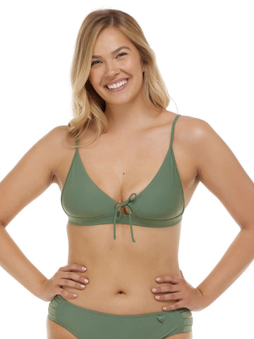 Ibiza Drew Top In Seafoam