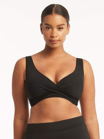 Essentials Cross Front Bra Top – 1000 Palms Boutique