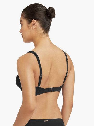 Sea Level Dark Romance Square Neck Bra in Black – Sandpipers