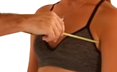 cómo medir el pecho con una cinta métrica