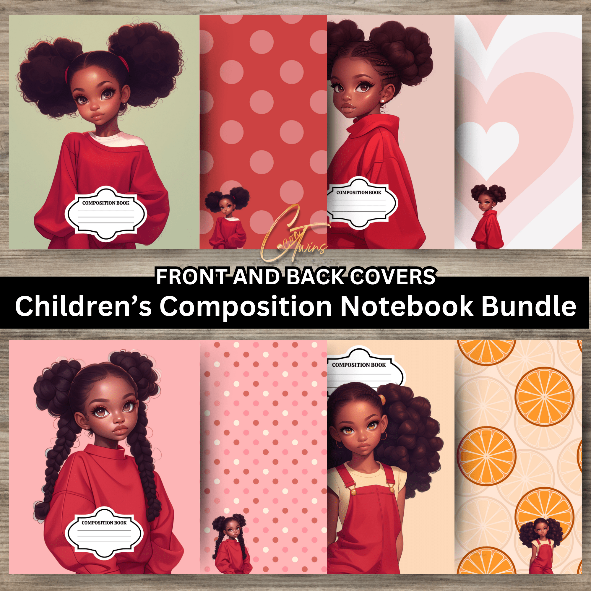 Pretty as a Rose | Composition Notebook Done For You Bundle