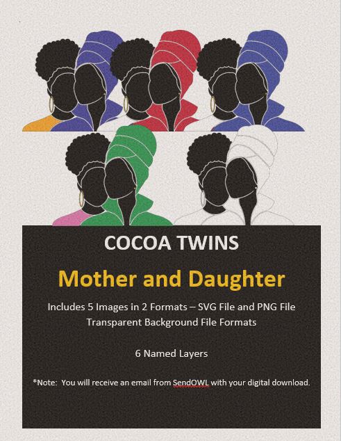 Download Digital Download - Mother and Daughter - SVG Layered File ...