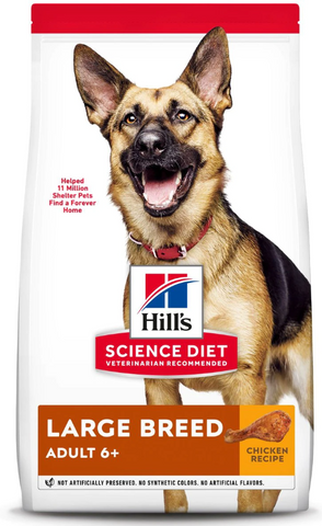 Picture of Hill's Science Diet Adult 6+ Large Breed Chicken Meal, Barley & Rice Dry Dog Food