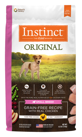 Instinct Original Grain-Free Recipe with Real Chicken for Small Breed Dogs