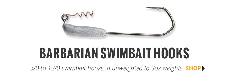 Classic Barbarian Swimbait Hooks – Tagged Weight_Unweighted – Hogy Lure  Company Online Shop