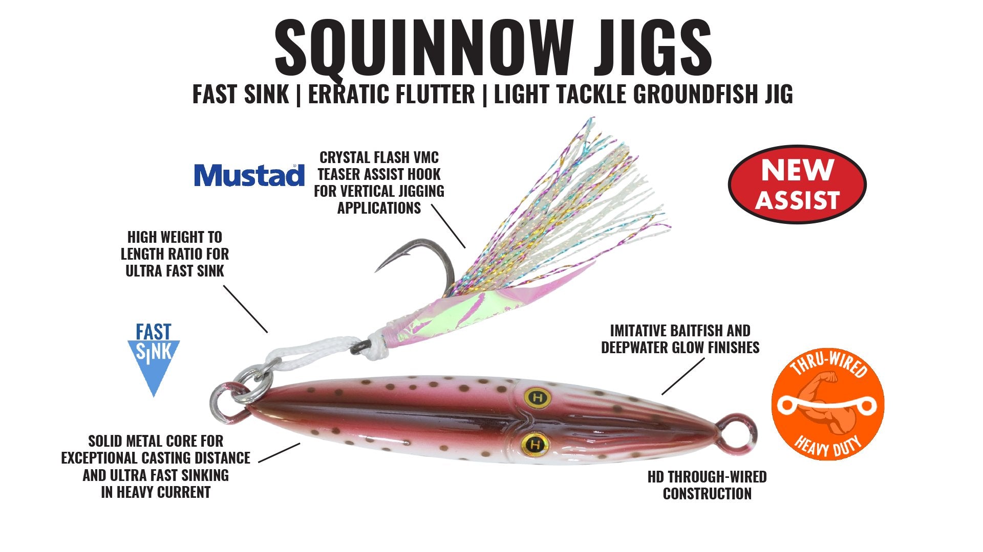 Squinnow Jigs – Tagged Weight_3.5oz – Hogy Lure Company Online Shop