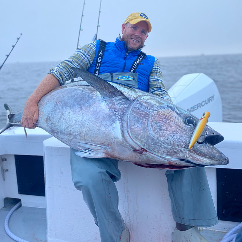 Sight Casting Topwater Tuna with the Hogy Charter Grade Floating Slider