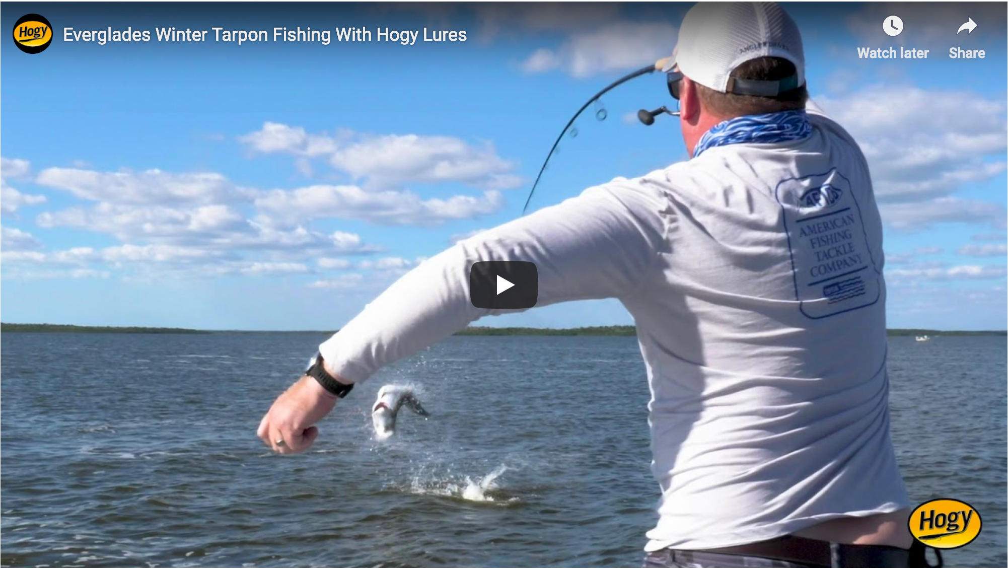 Video: Favorite Rod & Reel + Knots For Tarpon Fishing – Hogy Lure Company  Online Shop