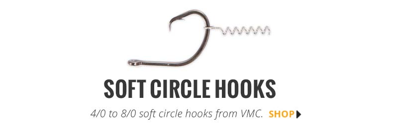 Soft Circle Hooks – Tagged Hook Size_8/0 – Hogy Lure Company