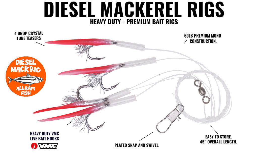 Diesel Mackerel Sabiki Rigs – Hogy Lure Company Online Shop