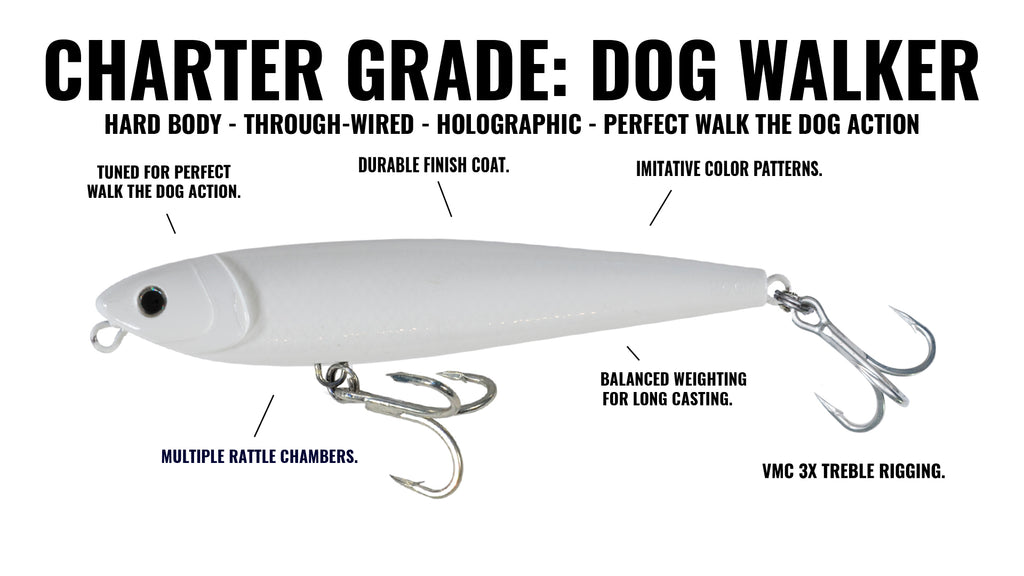 Charter Grade Dog Walkers – Tagged Length_6-inch – Hogy Lure