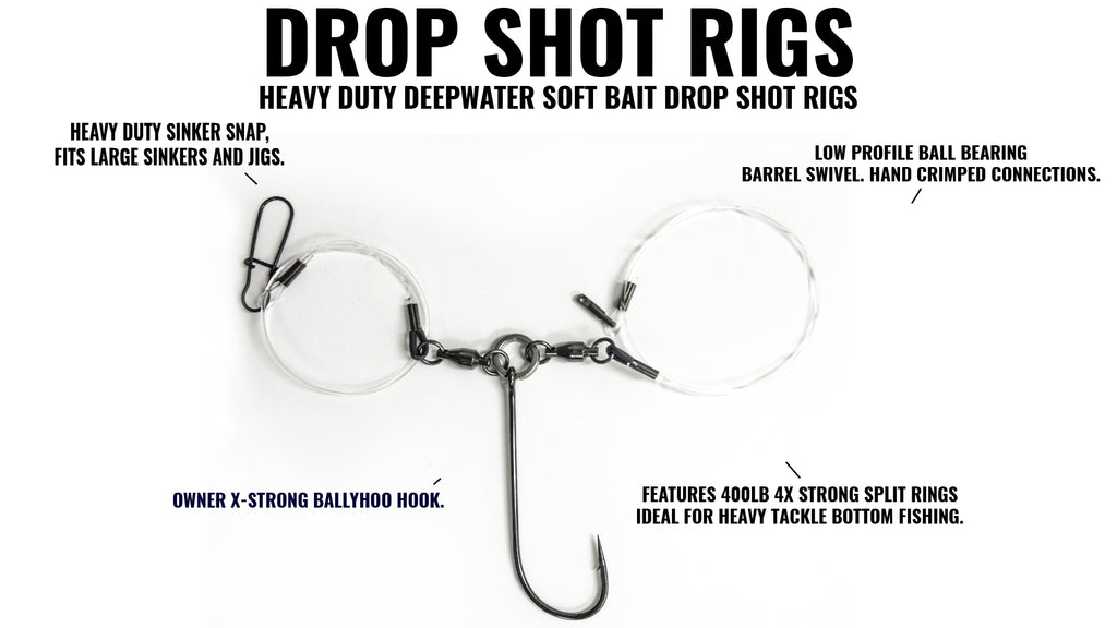 Drop Shot Rigs – Tagged Package_Single Rig – Hogy Lure Company Online Shop