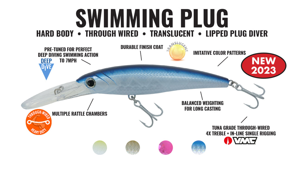 Charter Grade Swimming Plugs – Tagged 2.0 – Hogy Lure Company Online Shop