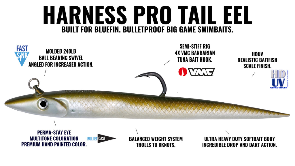 Offshore Harness Pro Tail Eel