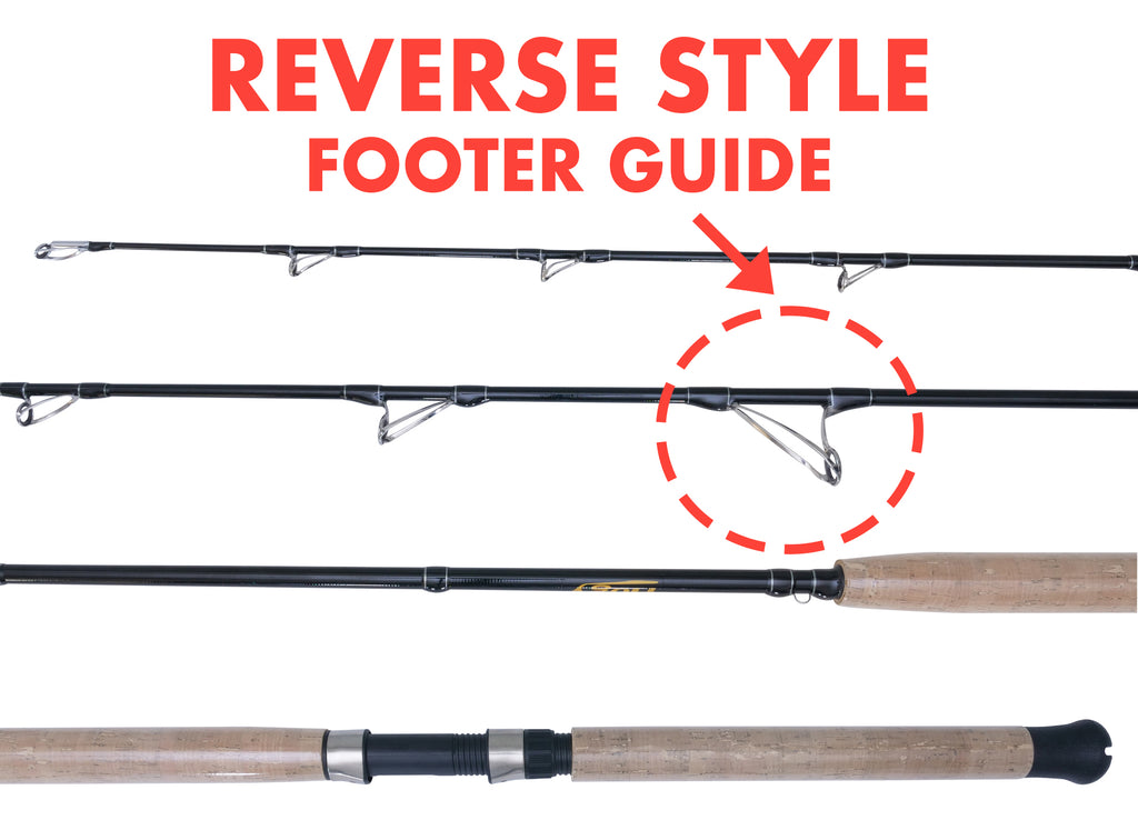 Reverse Style Footer Guide Tuna Casting Rod