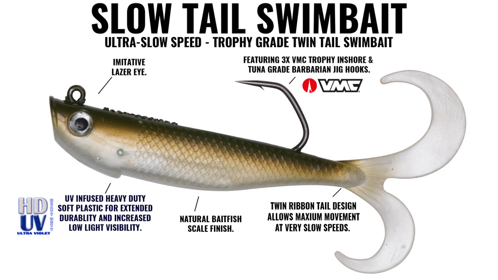 Slowtail: 4.5 1oz Twin Tail – Hogy Lure Company Online Shop