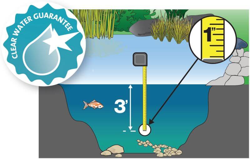 Oase Clear Water Guarantee Clarity Test