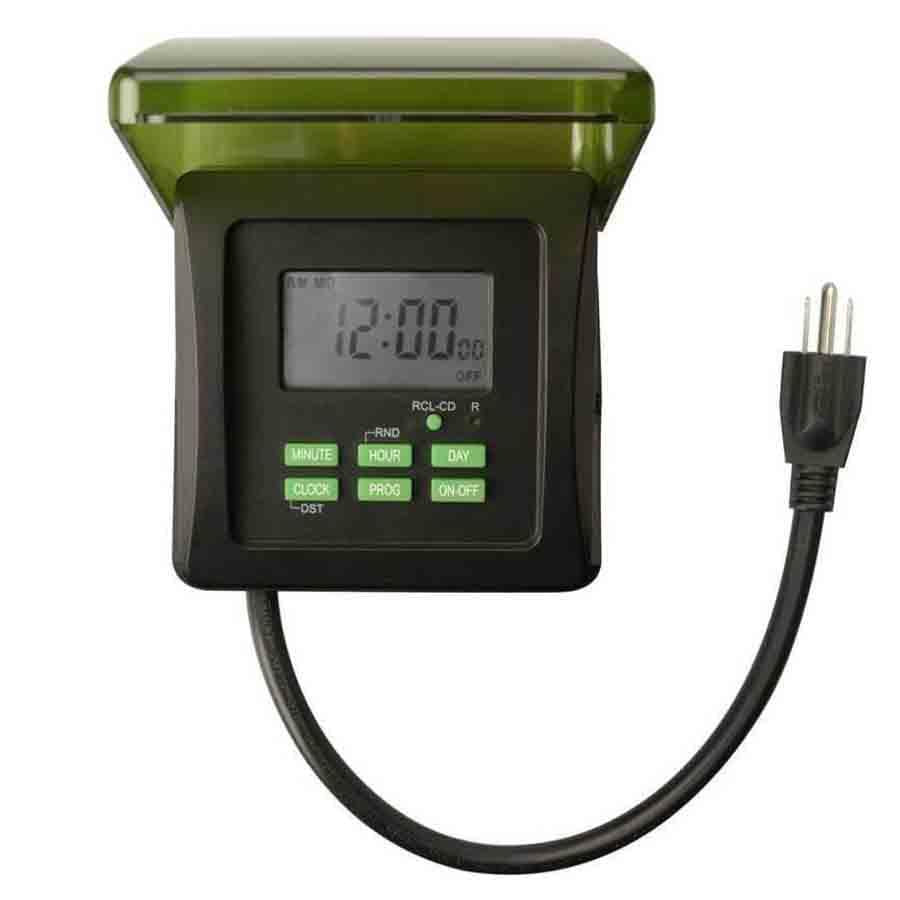 Heavy Duty 120V Digital Timer for to 1 HP – Kinetic Water Features