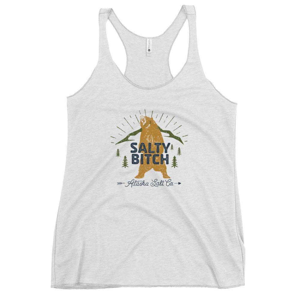 Salty Bitch Bear Racerback Tank – Alaska Salt Co.