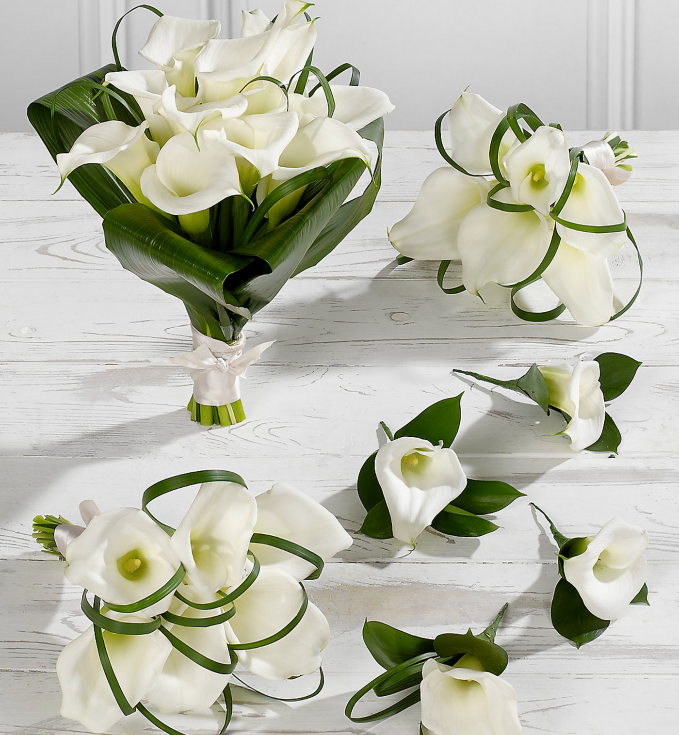 White Calla Lily Wedding Collection – FloralSection.com