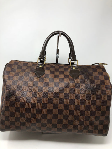 LOUIS VUITTON SPEEDY 35 DAMIER EBENE - Up to 70% off at Uptown!