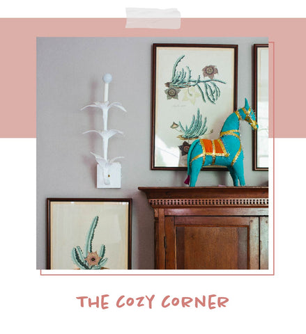 cozy corner image by Stray Dog Designs with the Jen Sconce