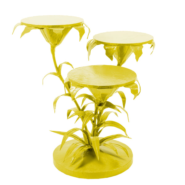 Lily Cluster Table Chartreuse