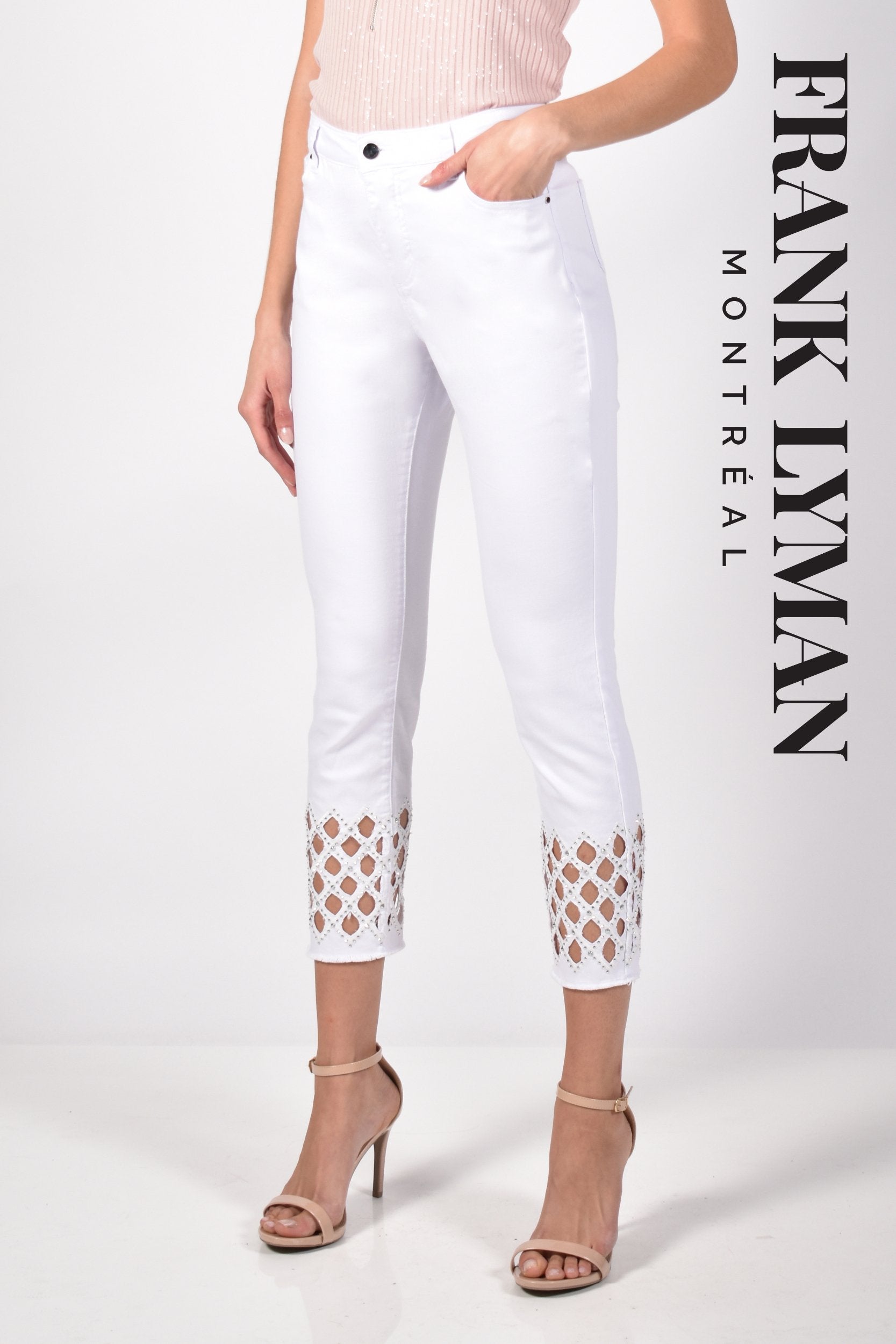 Jeans Frank Lyman - 211112U white - Boutique Vvög, vêtements mode pour homme & femme