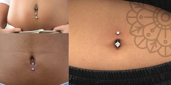 Navel jewelry styles