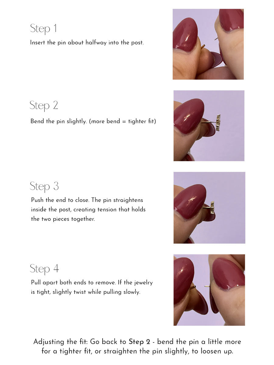 How to use threadless ends
