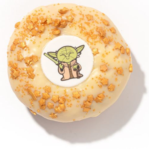 yoda doughnut for star wars day from doughheads