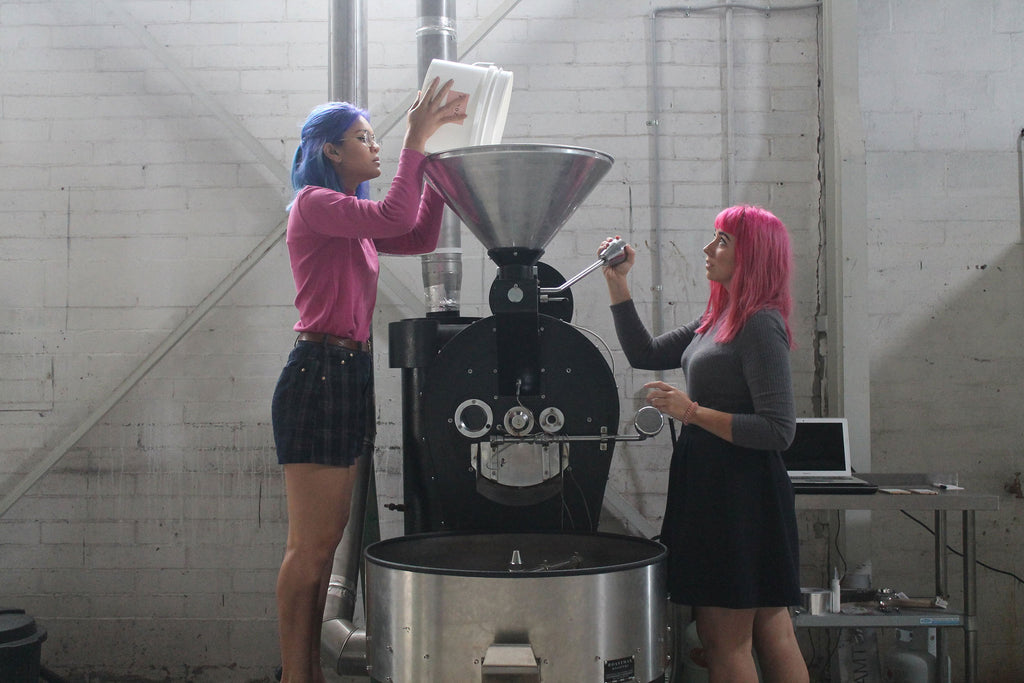 Kmac and Cill from Floozy Coffee Roasters