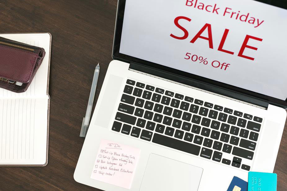 An example of a Black Friday sales promotion on a Shopify webstore