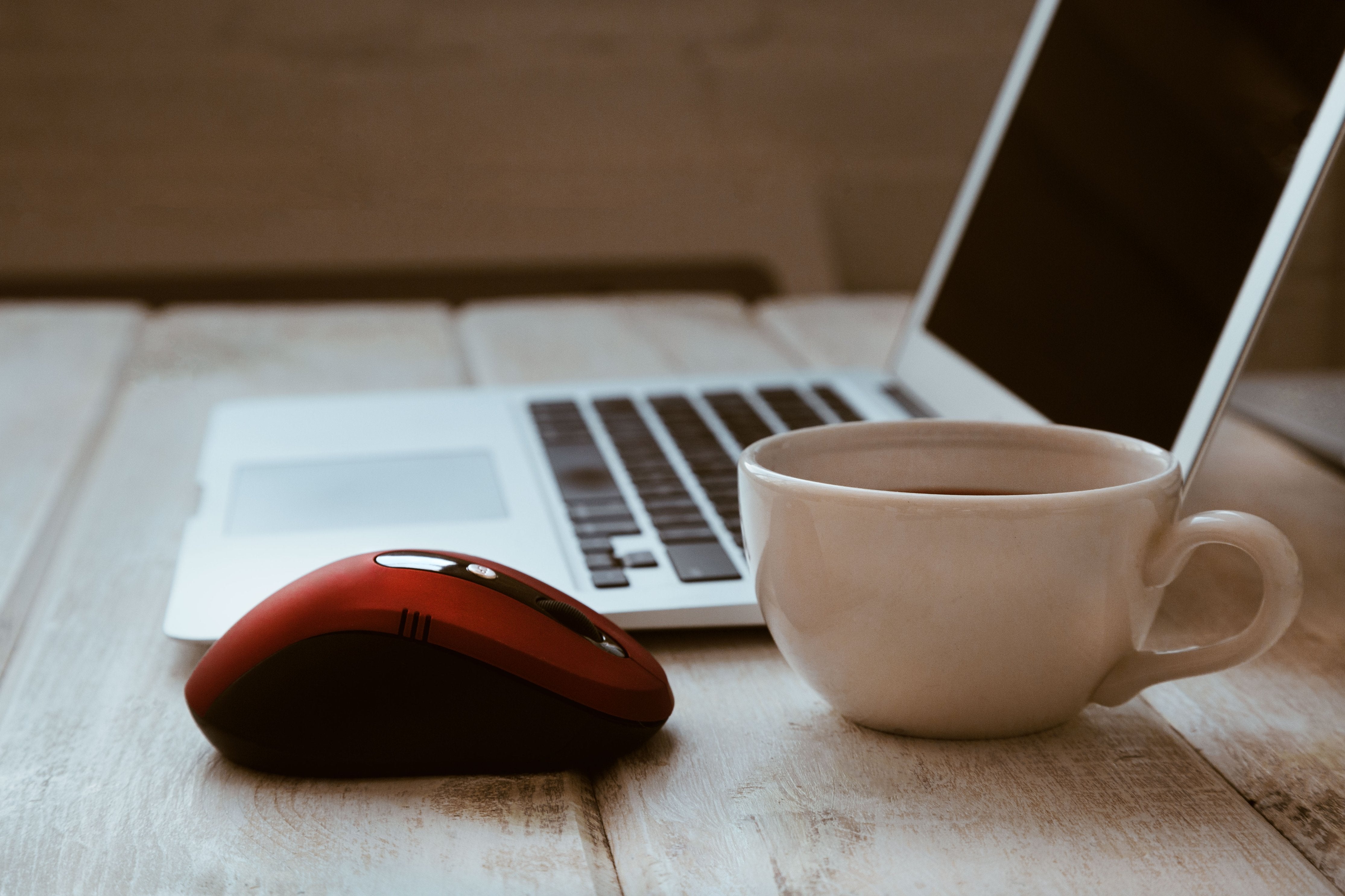 A Shopify store owner's laptop used for updating their ecommerce website