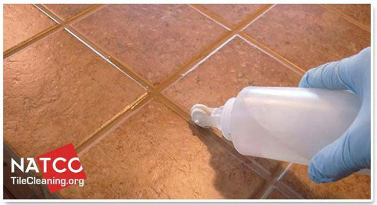 Tile & Grout Cleaning, Epoxy Color Sealing