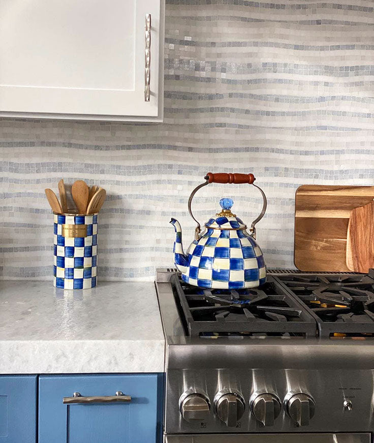 Cottage Kitchen Glow up made easy: DIY a Glass Tile Backsplash. - A Life  Unfolding