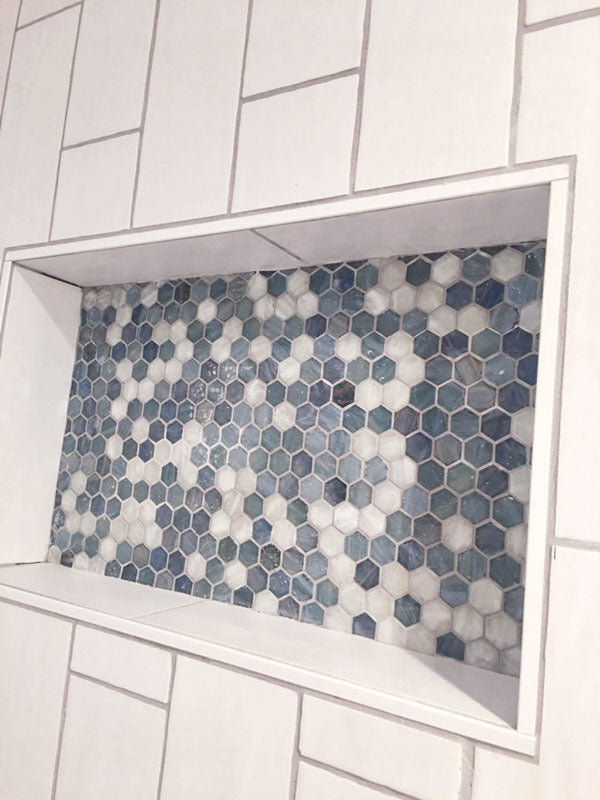 Preformed Ready to Tile Wide Combo NICHE 14 x 21 Recess Made in The USA
