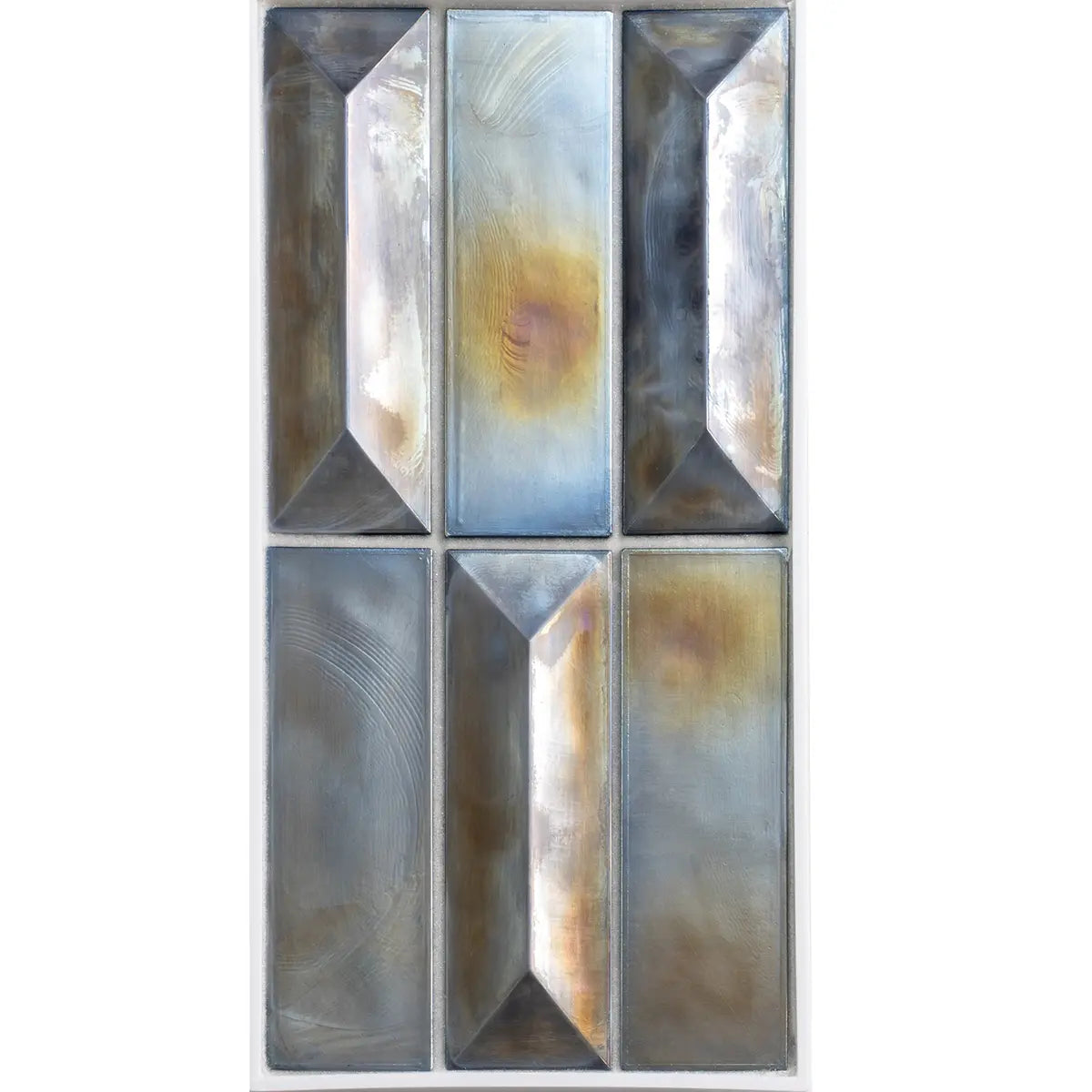 Prism Storm Beveled Brick Cast Glass Mosaic Tile - Image 9