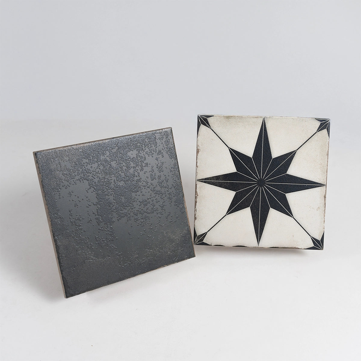 Ursa Black Square 7.87x7.87 Porcelain Tile - Image 4