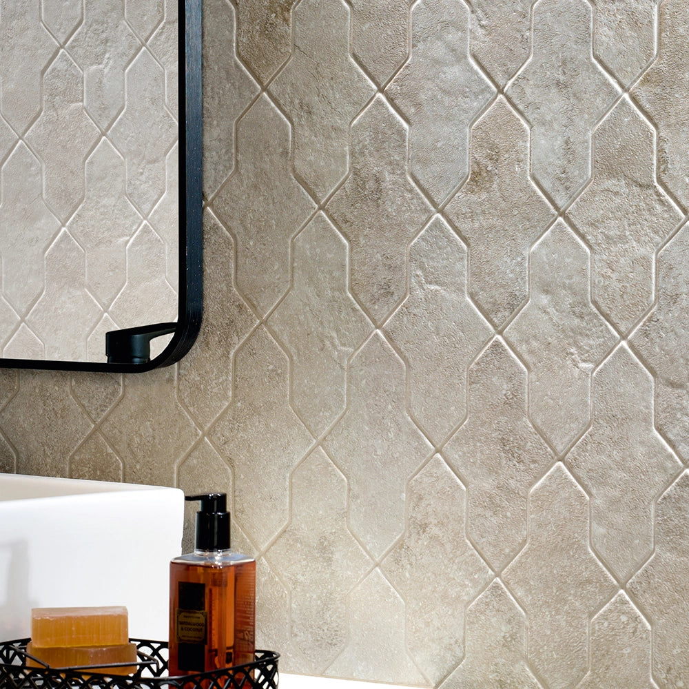 Camila Stone Gray Loop Porcelain Tile