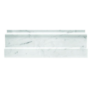 Bianco Carrara Marble Nova Baseboard Polished