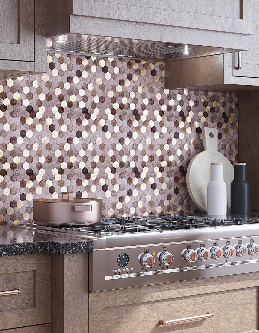 Peel-and-Stick Backsplash Tips - Stick-on Tile Tricks