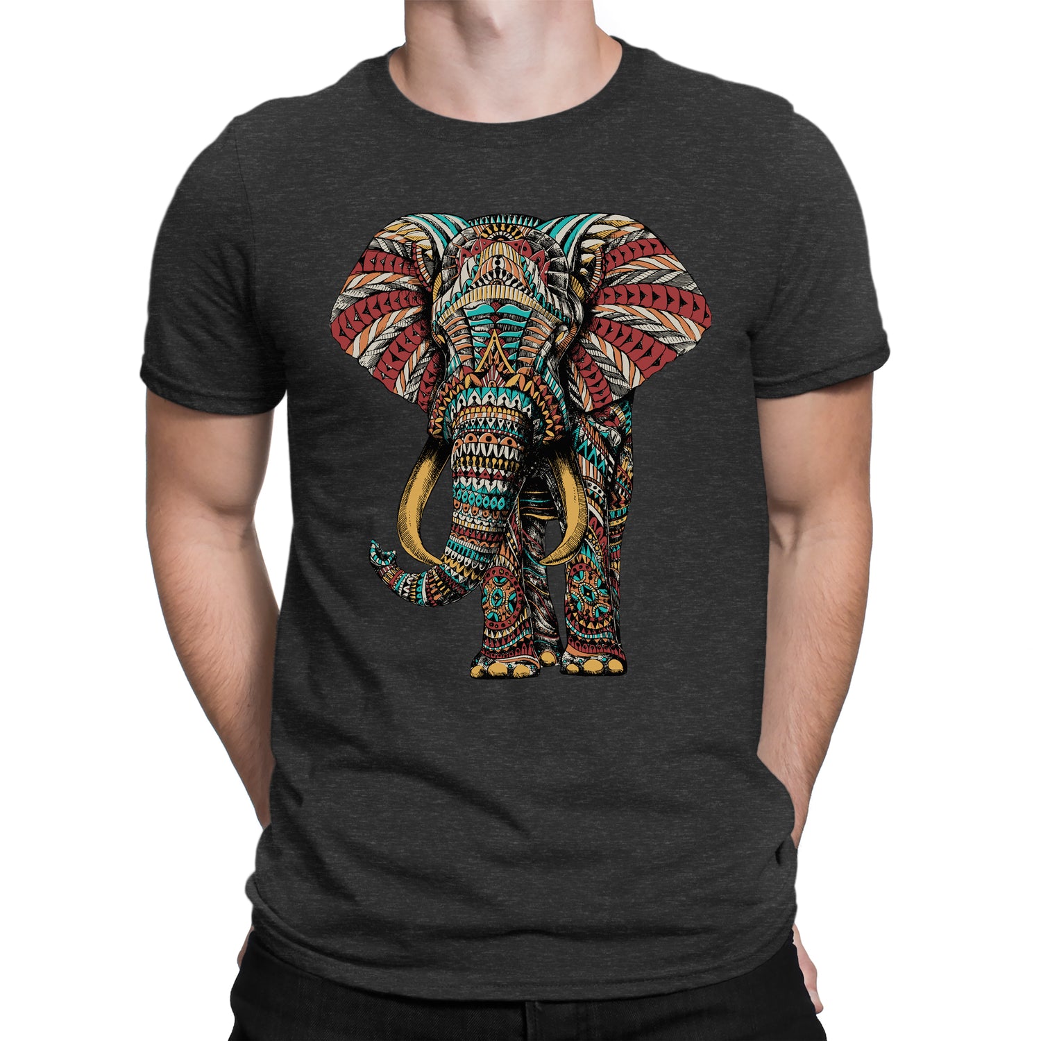 BIOWORKZ Ornate Elephant Tee Shirt