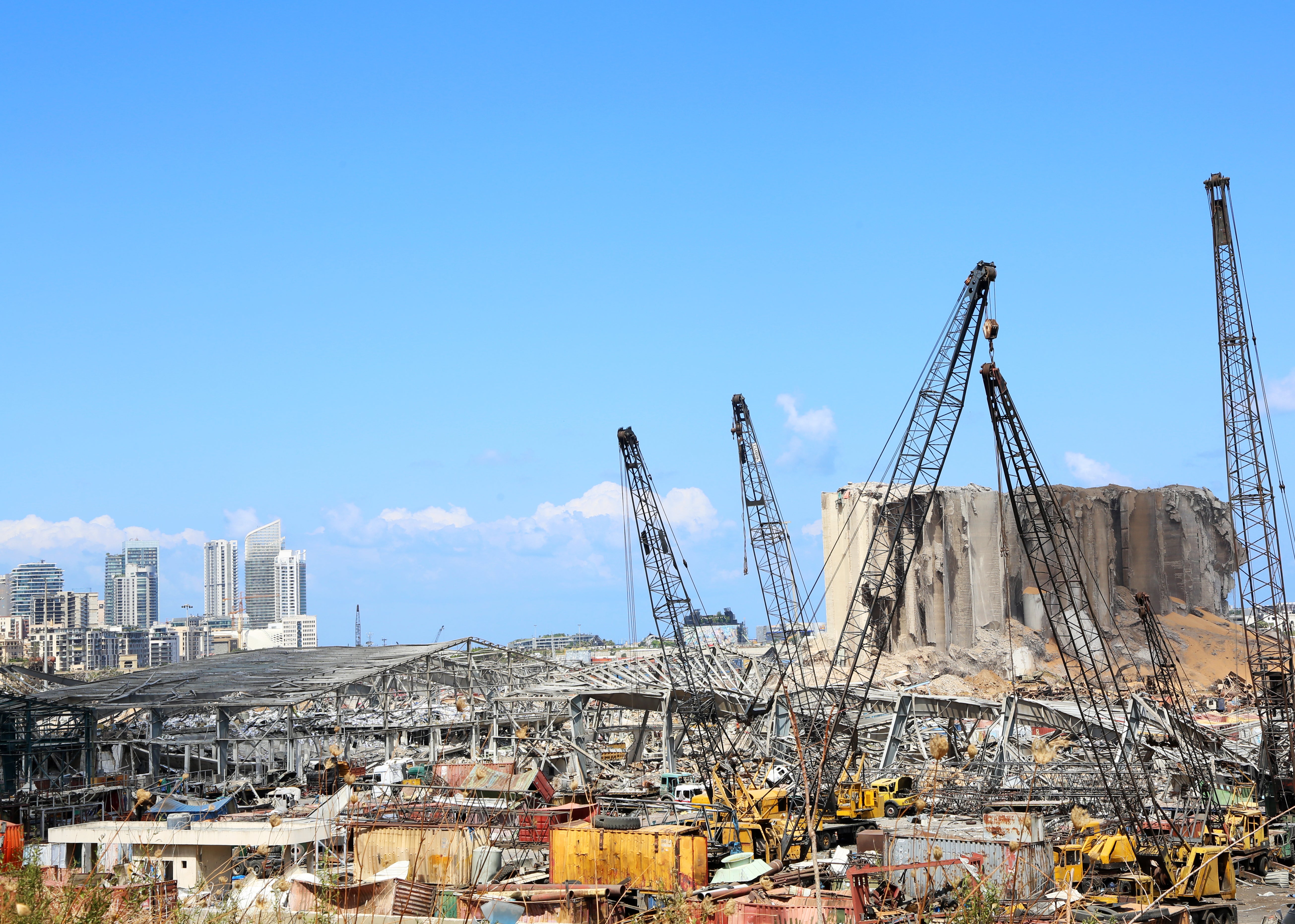 Photo of the Destruction from the Beirut Explosion