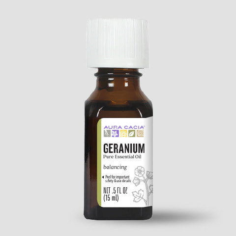 Aura Cacia's Geranium Essential Oil