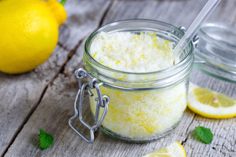 DIY Lemon Sugar Scrub Recipe