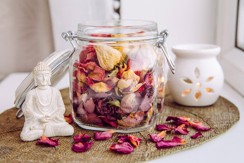 Buy Dried Flower Candles Online In India -  India