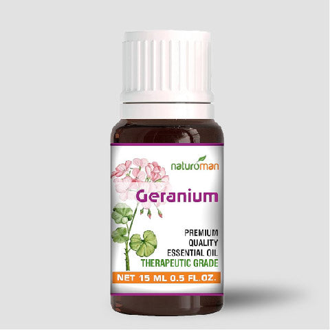 Geranium Essential Oil (1 oz), Premium Therapeutic Grade, 100% Pure and Natural, Perfect for Aromatherapy, Relaxation, Improved Mood and Much More by