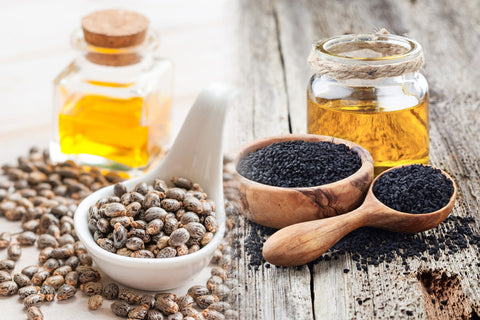 Castor Oil and Black Seed Oil For Hair Growth